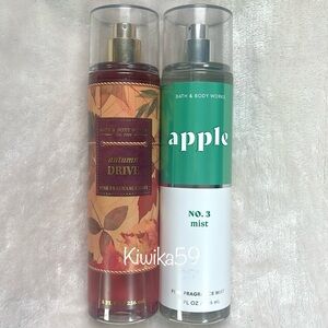 Bath & Body Works Autumn Drive and Apple